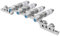 Set Angebot 5 teilig: Überspannungsschutz Blitzschutz Erdungsblock 4-fach Sat Kabel DVB-T F Kupplung Stecker Anschluss Schutzadapter Koaxialkabel Satelliten Anlagen Antennen TV LNB BK UKW HD 4K UHD