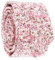 Cravate Liberty Vieux rose et Blanche - Cravate Homme Fleurie Rose vieilli - Coupe Slim Moderne - Mariage champetre à Fleurs - Cérémonie thème Floral
