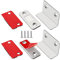 Jiayi Magnetic Door Catches 2 Pack L Shape Ultra Thin Cupboard Magnetic Drawer Catch Small Cupboard Door Magnets for Kitchen Cabinet Door Closure Wardrobe Magnet Door Catches and Latches