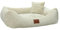 Leo4dog Hundebett Cord Waschbar Bezug Für kleine mittelgroße und große Hunde Hundekissen Hundesofa Hundekorb (Beige, XXL 130x100)