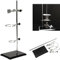 Labor Ständer Laborstativ Set 50cm für Metall Griff Unterstützung Laborstativ Lab Ständer Laborklemme Kolbenklemme Kondensatorklemmenständer Chemie Physikalische Experiment
