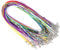 Waxed Necklace Cord With Clasp 2mm Multicolor Mix - 30 Pcs Bracelet String for DIY Jewelry Making With Lobster Claw Clasp (Mixed Colors)
