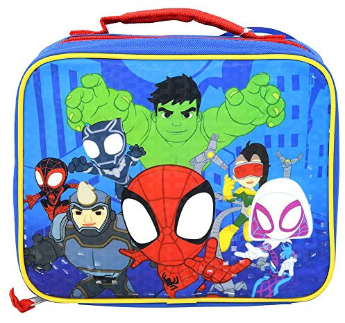 BUDDY N BUDDIES Spidey & Friends Rectangle Lunch Bag