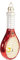 BRUBAKER Tennisschläger Rot mit Tennisball Weihnachtskugel aus Glas - Handbemalt und Mundgeblasen - Tennis Sport Christbaumschmuck Lustig - Weihnachtsdeko Figur Anhänger - Deko Baumkugel