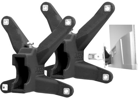 3IDEE Adaptateur VESA (2-Pack) Compatible avec écran HP (M22f, M24f, M24fw, M24fd, M27f, M27fw, M27fq, M27fd, M32f, M32fw) - Support VESA 75x75 mm - pour ecran sans Connexion VESA - 2-Pack