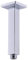 DIKUROOMS Quadratischer Duscharm und Flansch, 15,2 cm, massiver Edelstahl, beide 1/2 NPT konisches Gewinde, gerader Duschkopfarm, Deckenmontage, Duschrohr-Verlängerungsarm, Chrom