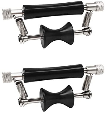 zalati Gitarre Capo 2pcs Einstellbare Roll Slides Glider Metall Capo für akustische E-Gitarren Ukulele Bass Attachment Töne