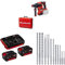 Einhell Akku-Bohrhammer HEROCCO 36/28 Power X-Change (36 V, 3.2 Joule, 4 Funktionen, Brushless, SDS plus, inkl. 2x 3,0 Ah Akku, Twincharger, Koffer und Bohr-/Meisselset)