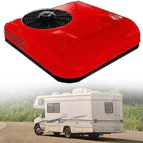 DC Aire Acondicionado,Techo del Coche Aire Acondicionado,Aire Acondicionado Inteligente Inverter Todo en uno,Aplicable Vehículos Recreativos, Camiones, Excavadoras,12V Red