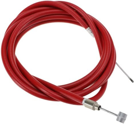 Motorrad-Bremsleitung,roter gummibeschichteter Bremsschlauch,Motorrad-Bremskupplung,Bremsleitung mit flexiblem Schlauch für GOTRAX GXL V2 Elektro-Roller (rot)