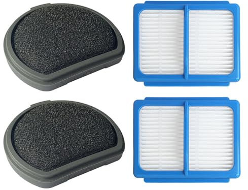 Trade-Shop Vacuum Cleaner Filter Set (2 HEPA Filters + 2 Pre-Motor Filters) Compatible with Electrolux Pure Q9, F9, PQ91-40GG, PQ91-50MB, PQ91-ALRGY, PQ91-ANIMA