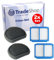Trade-Shop Lot de 2 filtres HEPA + 2 filtres pré-moteur compatibles avec Electrolux Pure Q9, F9, PQ91-40GG, PQ91-50MB, PQ91-ALRGY, PQ91-ANIMA