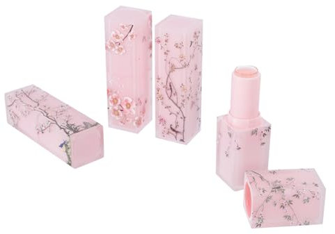 TOVINANNA 4stücke Mattierte Leere Lippenstift-hülse Leerer Lippenstiftbehälter Nachfüllbare Kosmetikverpackungstube Für Diy Lippenbalsamtube Langlebig Und Praktisch