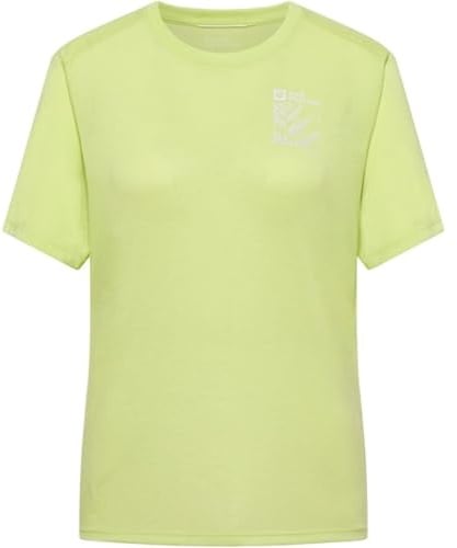 Jack Wolfskin Damen Vonnan Graphic W T-Shirt, Explore Cool Matcha, S EU