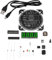 YINETTECH 1 Set DIY Rotierende Digital LED Display Modul Alarm Elektronische Digitaluhr Kit 51 SCM Lerntafel Löten Praxis DIY Timer Kit für Zuhause Schule Büro Grün