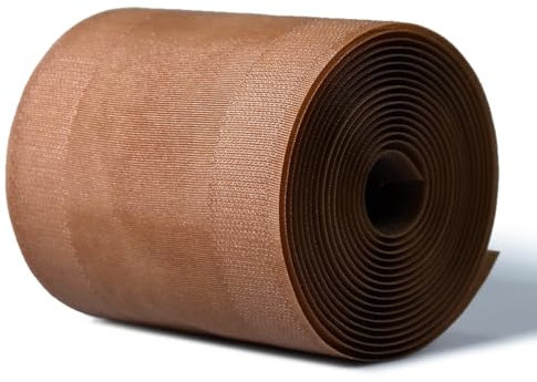 Brown Floor Cord Cover for Office Carpet Wire Cover Under Desk Cable Grip Strip Management Hold Cords in Place for Power Cords Audio Cables Coaxial Cable (3.9” W X 10’L)
