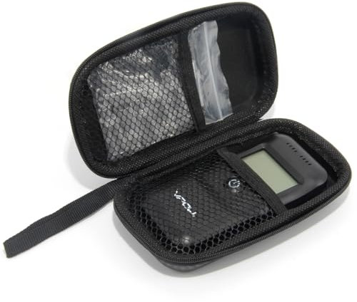 VPOW Tasche Alkoholtester Polizeigenau, Tragetasche Organizer Bag für Mundstücke Alkoholmessgerät
