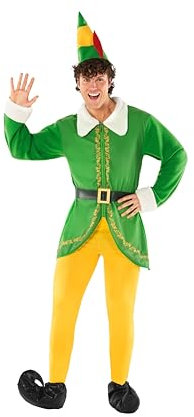 Morph Elfen Kostüm, Weihnachtself Kostüm, Elf Costume, Elfen Kostüm Erwachsene, Weihnachts Elf, Elf Kostüm, Elfenkostüm Weihnachten Herren - XXL