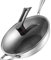 Wok, Padella Wok A Nido D'ape A Doppia Faccia A 3 Strati Wok In Acciaio Inossidabile Con Incisione Finemente Intagliata Per La Cucina (34 cm/13,4 pollici (con coperchio e