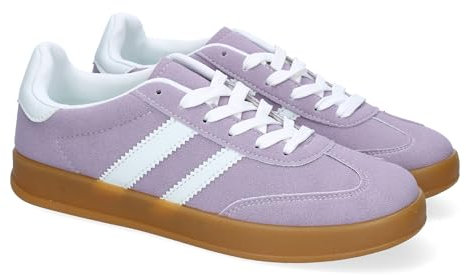 89118 Zapatilla Deportiva de Mujer, Elegante, Dia a Dia, Diseno Moderno Que combina Comodidad y Estilo, Ideales para Cualquier Ocasion. Lila Talla 38