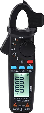 ACM9 MA Clamp Meter True RMS 6000 Counts Low Impedance Tester, High Digital Multimeter Clamp Ammeter
