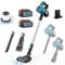 Squaeltirs Cordless Vacuum Cleaner for Makita 18V 2 x 5.5Ah Battery,3-in-1 Upright Handheld Stick Vacuum with Dust Collection Box,Great for Pet Hair Carpets & Hard Floors
