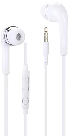 PH26 Auricolari compatibili con Motorola Moto Edge 60 Fusion Audio Intrauricolari di Alta Qualità in Silicone Ultra Comfort Isolante Il Rumore con Controllo Volume e Microfono - Bianco