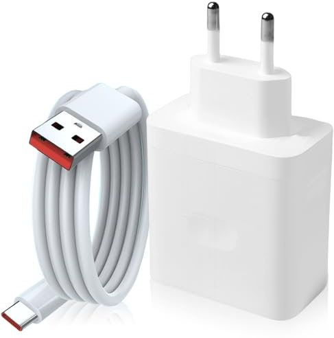 Caricatore USB da 100 W per Oppo Reno10 Pro 10Pro+ 5G, super ricarica rapida con cavo di ricarica USB C da 1,5 m, per Oppo Reno12 FS 12Pro 12F 11F 10Pro A74 X5 Lite X3 Find X6Pro X7 Ultra