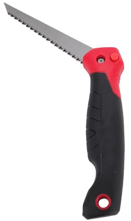 Folding Saw, 6in Camping Saw Incisive Sk5 Steel Blade Portable Handsaws Ergonomical Plastic Handle for Outdoor Use Wood Cutting