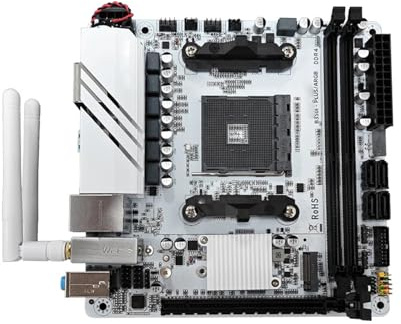 scheda madre Kit scheda madre Fit For JGINYUE B450 AM4 ITX Combo Ryzen5 5600 DDR4 3200MHz CL18 chip Hynix 32GB RAM Desktop PCIe3.0 ARGB WiFi6E BT5.2