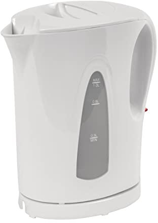 Caterlite Hotel Room Kettle 1L White - Voltage 230V 11Kw Capacity 1L