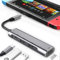 RREAKA Switch Dock for Nintendo Switch OLED, 4 in 1 Switch TV Adapter with 4K HDMI, USB 3.0 Port, Type C 100W Charging, Portable Switch Docking Station Travel, for Samsung Dex S24, MacBook