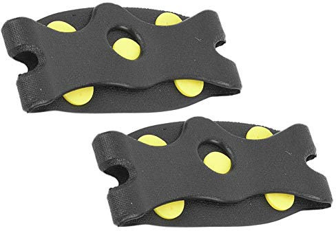 RiToEasysports EIS- und Schneegriffe, Spring Claw Crampons-Stiefel im Freien 5-zahnige, rutschfeste Ski-Eisschuhe Decken Zubehör mit hoher Flexibilität ab und Lassen Sich leicht an- und ausziehen