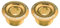 Create idea 2 Stück Gold Mountainbike Tretlager Kappe Kurbelarm Befestigungsschrauben CNC Aluminiumlegierung kompatibel mit Shimano HollowTech II Deore XT SLX Saint & Zee (MTB)
