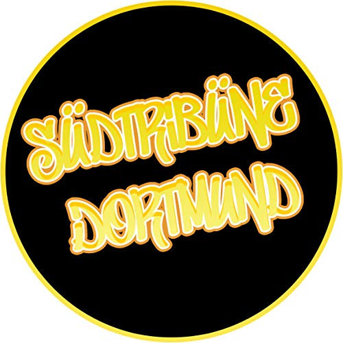 Essbarer Tortenaufleger Dortmund Südtribüne // Kuchendekoration Dortmund // 20cm (Zuckerpapier)