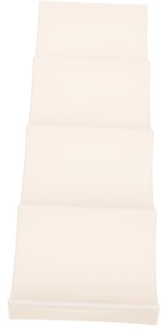 PRETYZOOM European Style Wine Rack Plastic Bottle Display Mat with Anti-skid Base for Kitchen Countertops and Fridges Holds Up to Bottles Stackable Organizer White