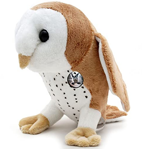 Schleiereule Kuscheltier Eule Vogel Greif Plüschtier FJODOR - Kuscheltiere*biz