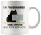 Panvola Tazza da caffè in ceramica con scritta I R Programmer I Make Computer Beep Cat Lover (lingua italiana non garantita)