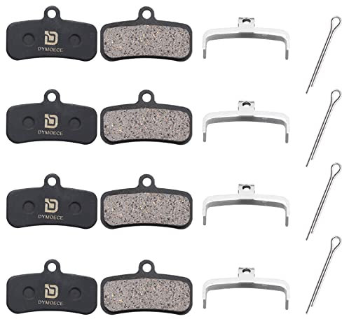 Dymoece 4 Paar Fahrrad Bremsbeläge für Shimano D03S D02S Saint BR-M810 BR-M820 Deore XT BR-M8020 BR-M8120 ZEE BR-M640 XTR BR-M9120 Tektro HD E725 M735 M745 M750 TRP SL
