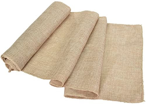 Leinen Tischläufer Tischband Vintage Landhausstil Tischläufer 30 x 180 cm Shabby Chic Deko Rustikal Bauernhaus Hochzeit Ostern Weihnachten Geburtstag Taufe Party Bankett Dekoration