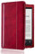 Étui pour liseuse Sony PRS-T2 6 - Étui fin et léger en cuir PU avec mise en veille/réveil automatique pour Sony PRS-T2 (rouge)