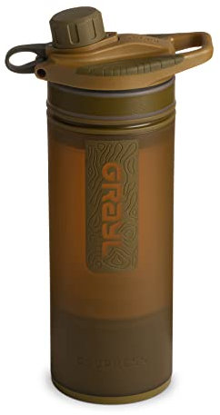 Grayl GeoPress Water Purifier Bottle - Coyote Brown