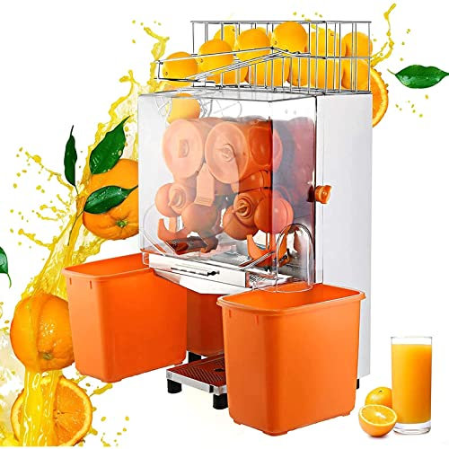 Estrattore automatico di succo d'arancia a masticazione lenta, macchine per spremiagrumi commerciali, spremiagrumi elettrico per succo d'arancia, agrumi, pompelmo