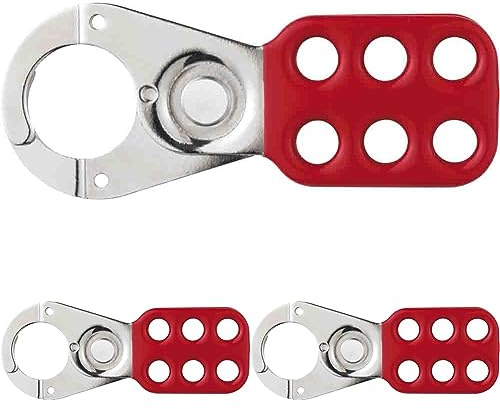 Abus - 701 Lock Out Haspe 1in Red 35766 4 - ABU701R (Packung mit 3)