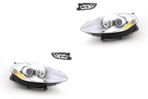 Johns, Scheinwerfer Satz Halogen passend für Fiat Bravo 198 04/2007-09/09 H1 H1 +Nebel