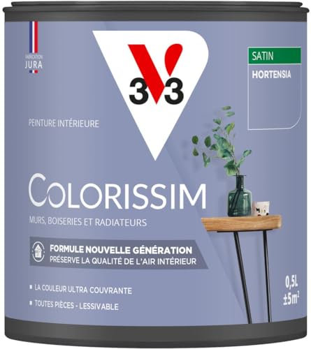 V33 Peinture multi-supports Colorissim® Hortensia satin 0,5L