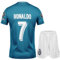 NIHMEX Madrid Nostalgie Blau #7 Final,Limitierte Auflage Trikot Fußball Neu Saison, Shorts Socken Jugendgrößen (Blau,128)