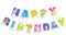 Einhorn Happy Birthday Banner, Geburtstagsdeko Bunt Einhorn Birthday Girlande für Kinder MäDchen Geburtstagsfeier Geburtstag Party Dekoration E7DJSSRHF