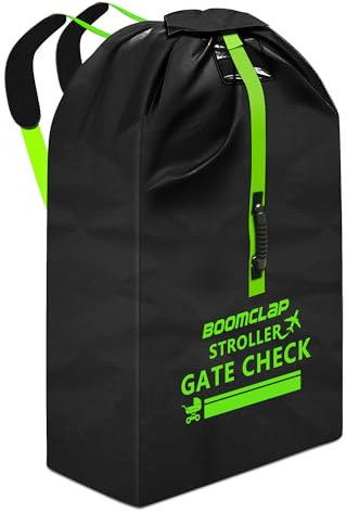 BOOMCLAP Gate Check Bag – Premium-Kinderwagen-Reisetasche für Flugzeug – langlebige Kinderwagen-Aufbewahrung und Schutz