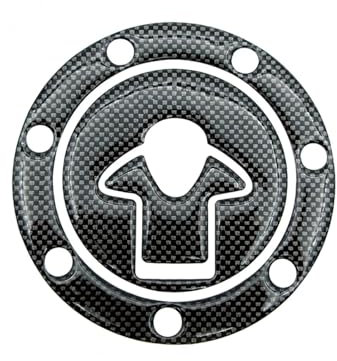 Motorrad Tankpad Motorrad Kraftstoff Tank Pad Decals Tankdeckel Pad Abdeckung Aufkleber Für K&awasaki Für ZXR 250 Für ZXR400 Für ZXR750 Tankdeckel Pad Aufkleber(Fuel Oil Tank Cap)